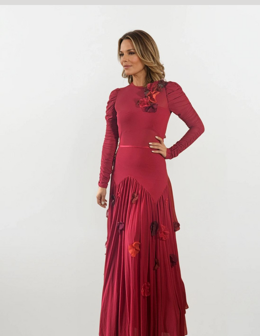 VESTIDO ROMINA BORDADO