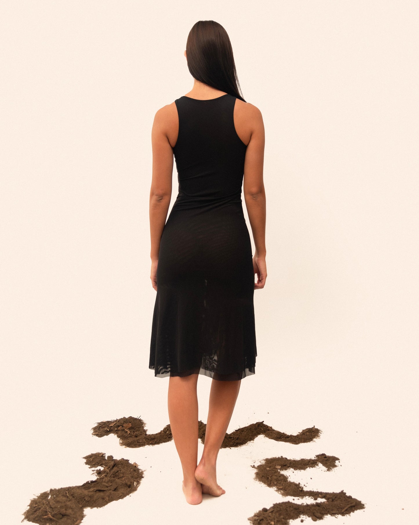 VESTIDO NOVA CORTO DE MESH